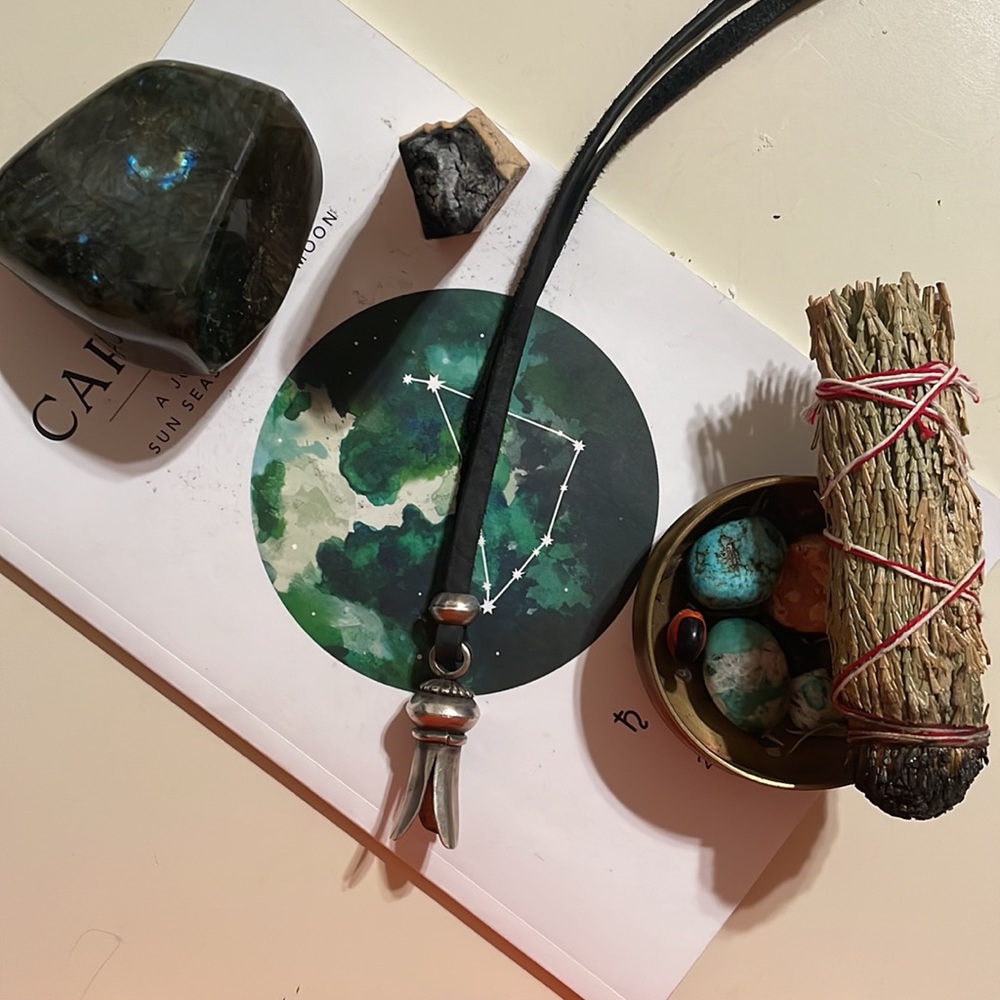 Chad Barela single squash blossom pendant